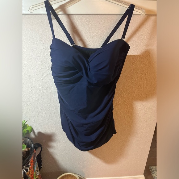 Profile By Gottex Other - Profile by Gottex Navy Skirted One Piece. Rushed sides. 22w